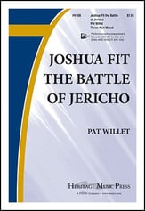 Joshua Fit the Battle of Jericho Three-Part Mixed choral sheet music cover